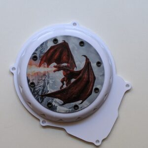 Cache allumage Blanc AM6 - Dragon